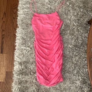 Size M, pink hello molly dress